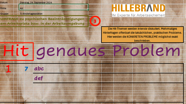 screenshot von Workshop step 2: Genaues Problem